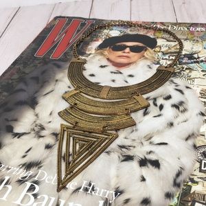 Vintage statement necklace gold BOLD